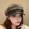 Liangfang's new autumn and winter British style octagonal hat classic versatile face small retro painter hat
