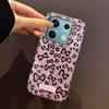 Retro Pink Leopard Gletscher Textur Handyhülle für Xiaomi Mi 13T 14T Pro 11 Lite NE 5G Paar Hülle Silikon Rückseite TPU Taschen Abdeckung