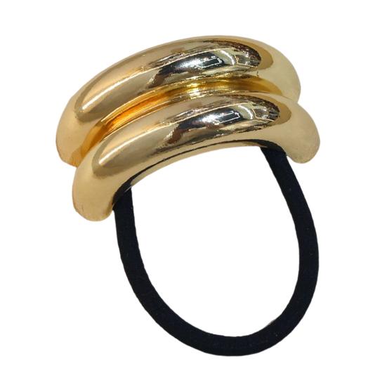 

Металлическое декорированное кольцо для волос, регулируемый эластичный браслет-манжета для волос с хвостиком, сплав, резинка для волос на затылке, аксессуар для волос C