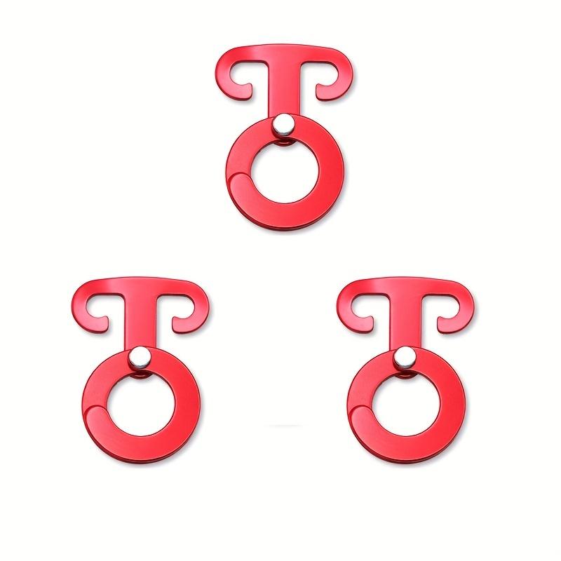 

3 шт. алюминиевая веревочная вешалка, многофункциональная уличная палатка, инструмент, веревочная пряжка, дорожный комплект, пряжка для выживания 3pcs