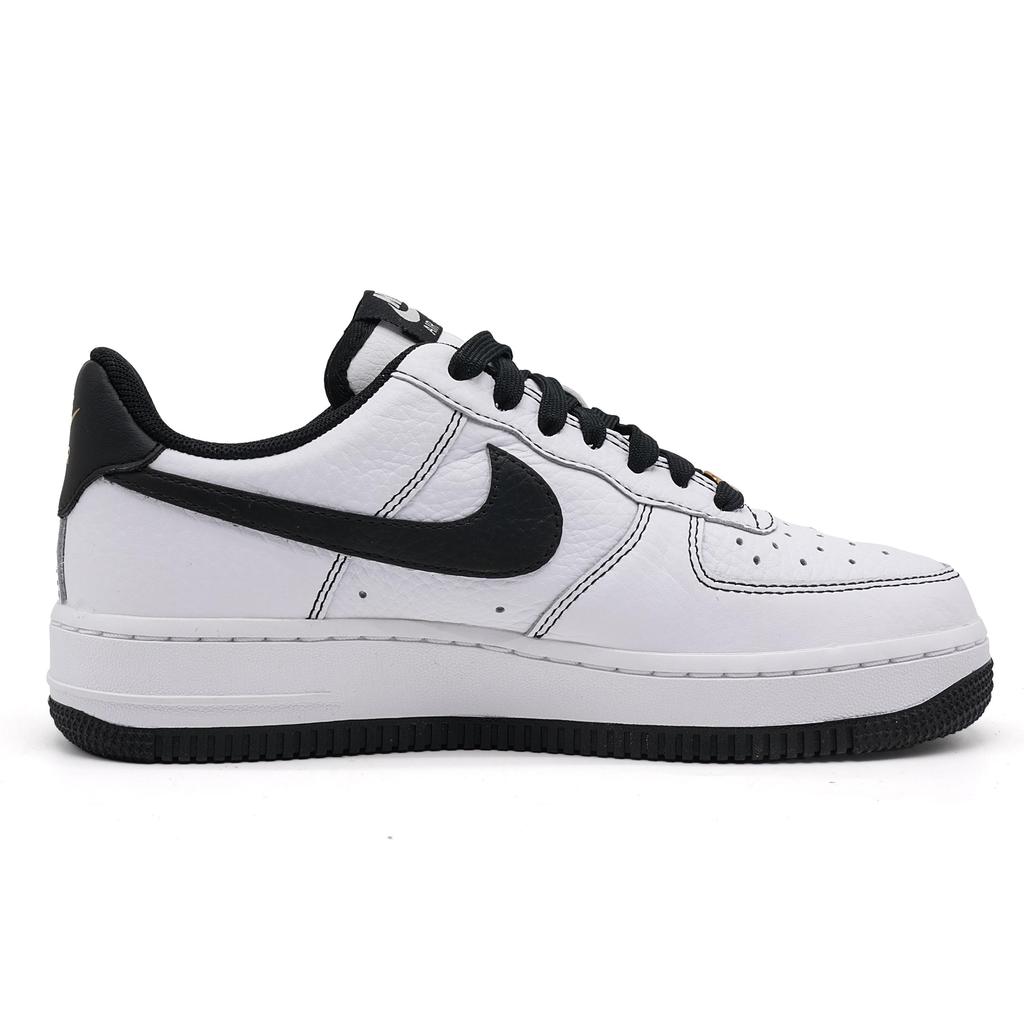 Nike Air Force 1 Reverse Panda Cushioning Lightweight Low top Skateboard Shoes Women's Black White IB6543-101(Team1690-)
