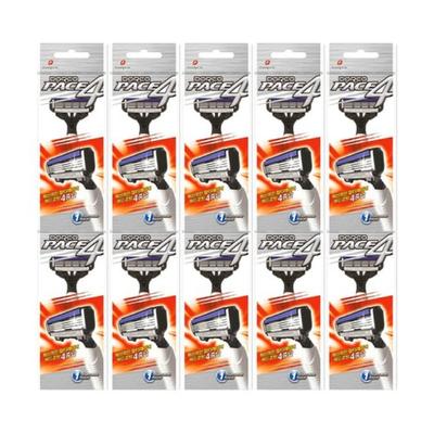 Dorco Pace4 Disposable Shaving Razor 10Pcs