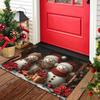 Snowman Welcome Carpet For Entrance, Living Room, Bathroom, Balcony Floor Mat, Christmas Gift Rug Home Decoration