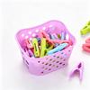 30-Piece Windproof Plastic Clothes Pegs with Basket: Multi-functional Drying Clips for Outdoors