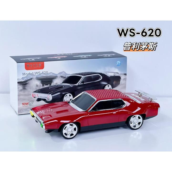 EONKO WS-620 Plymouth GTX Classical Car Shaped Wireless Bluetooth Speaker with TF USB FM AUX TWS Selfie Type C LED Screen 3