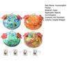 Stained Glass Hummingbird Feeder Droplet Shaped Hanging Birds Feeder Hummingbird Feeder with 2 Flower Feeding Ports for Outside Garden Courtyard