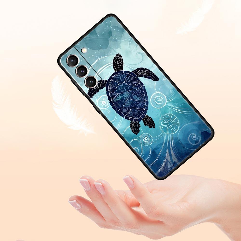 Ocean Coastal Seashell Seaweed Pattern Phone Case for Samsung Galaxy S26 S25 S24 S23 S22 S20 S21 FE Ultra S25 Edge Plus Soft TPU