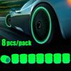 4/20PCS Luminous Car Tire Valve Cap Fluorescent Night Glowing Decor Motorcycle Bike Wheel Nozzle Dustproof Tyre Valve Stem Caps Stem Caps1