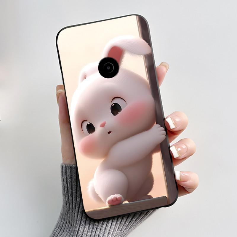 Cute Case For Nokia 110 4G 2023 Fundas Capa Printing Shell Protective Cover Soft Silicone Cartoon Phone Casing Coque