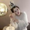 Gold & Silver Tassel Crown Cake Decoration Birthday Hat