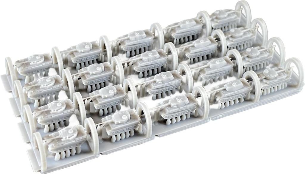 Firestarter German Heavy Tank Rail Transport Set 3D Printer Kit 1/700 FS-G36 (Tank)