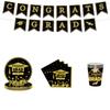 Congratulations Graduation Party Tablecloth 2026 Decorative Grad Table Cover Supplies Grad Party Decoration Banner