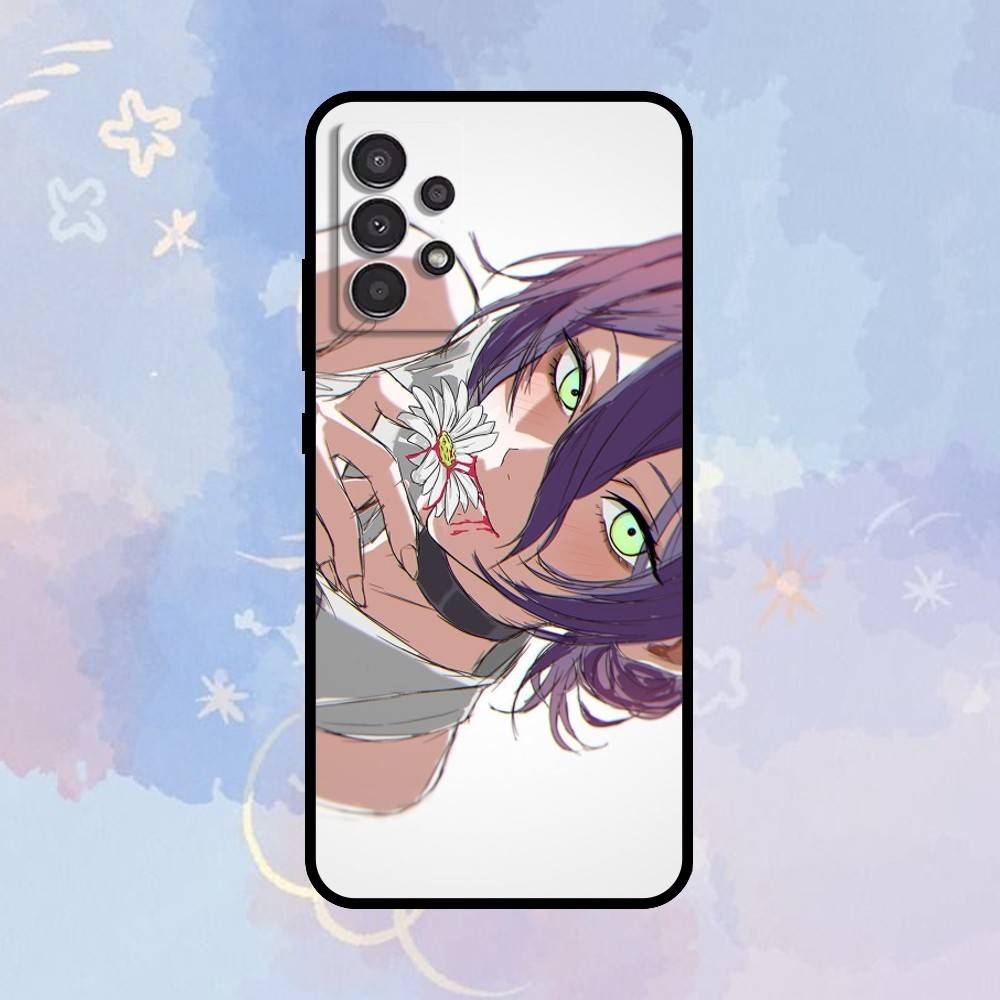 AAA Anime Cool Reze  Phone Case For Samsung Galaxy A73,A72,A71,A70,A53,A52,A51,Others Soft Black Cover Samsung a70