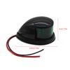 LED Boat Navigation Light Red and Green Marine Navigation Light Boat for Pontoon Yacht  12V Silver Plated Frame