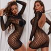 White Lingerie Bodysuit Underwear Open Crotch Women Sleepwear Sexy Transparent Fetish Erotic Teddies Sexy Bodystocking Mujer