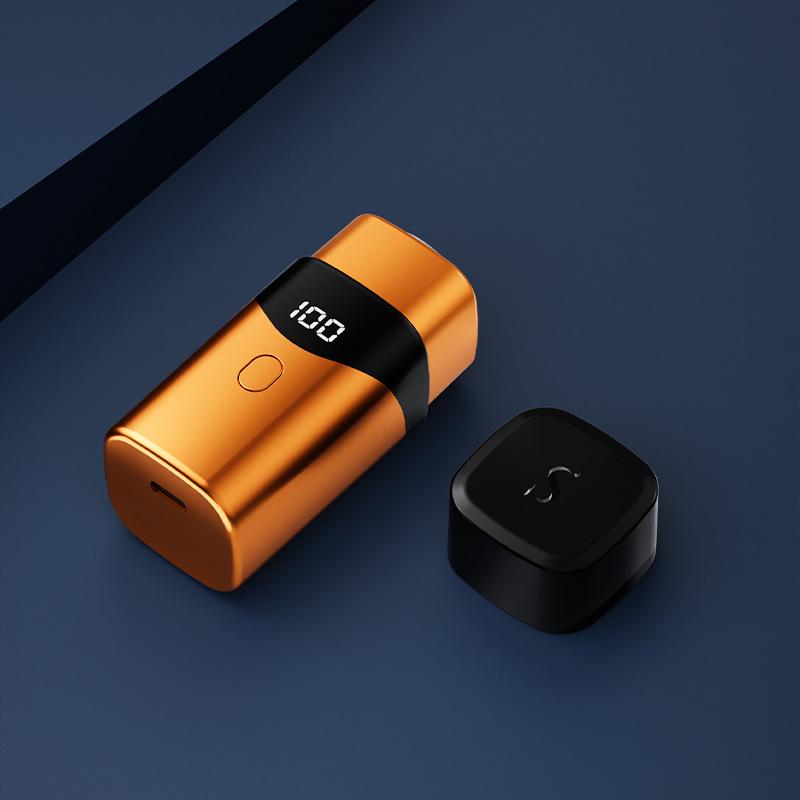MOTAWISH Mini Electric Shaver Type-c Fast Charging Portable Smart Digital Display Razor