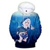 Hololive VTuber Kawaii Gawr Gura Cosplay 3d Print Hoodies & Sweatshirts Man Women Pullover Coat Y2k Top Oversized Men's Coat