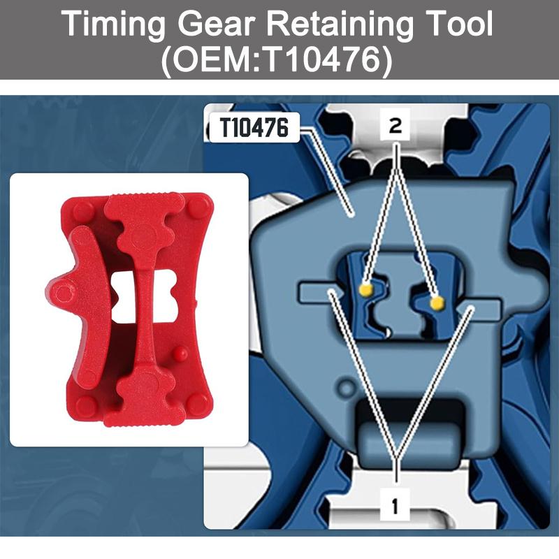 Engine Camshaft Timing Tool Set for EA211 Belt Dedicated VW Golf 7 Mk7 VII Jetta 1.2 1.4 TSI TGI Petrol Timing Camshaft Tool Set