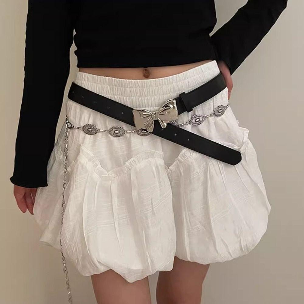 

Casual Retro PU Belts Aesthetic Waist Decoration New Skirt Accessories