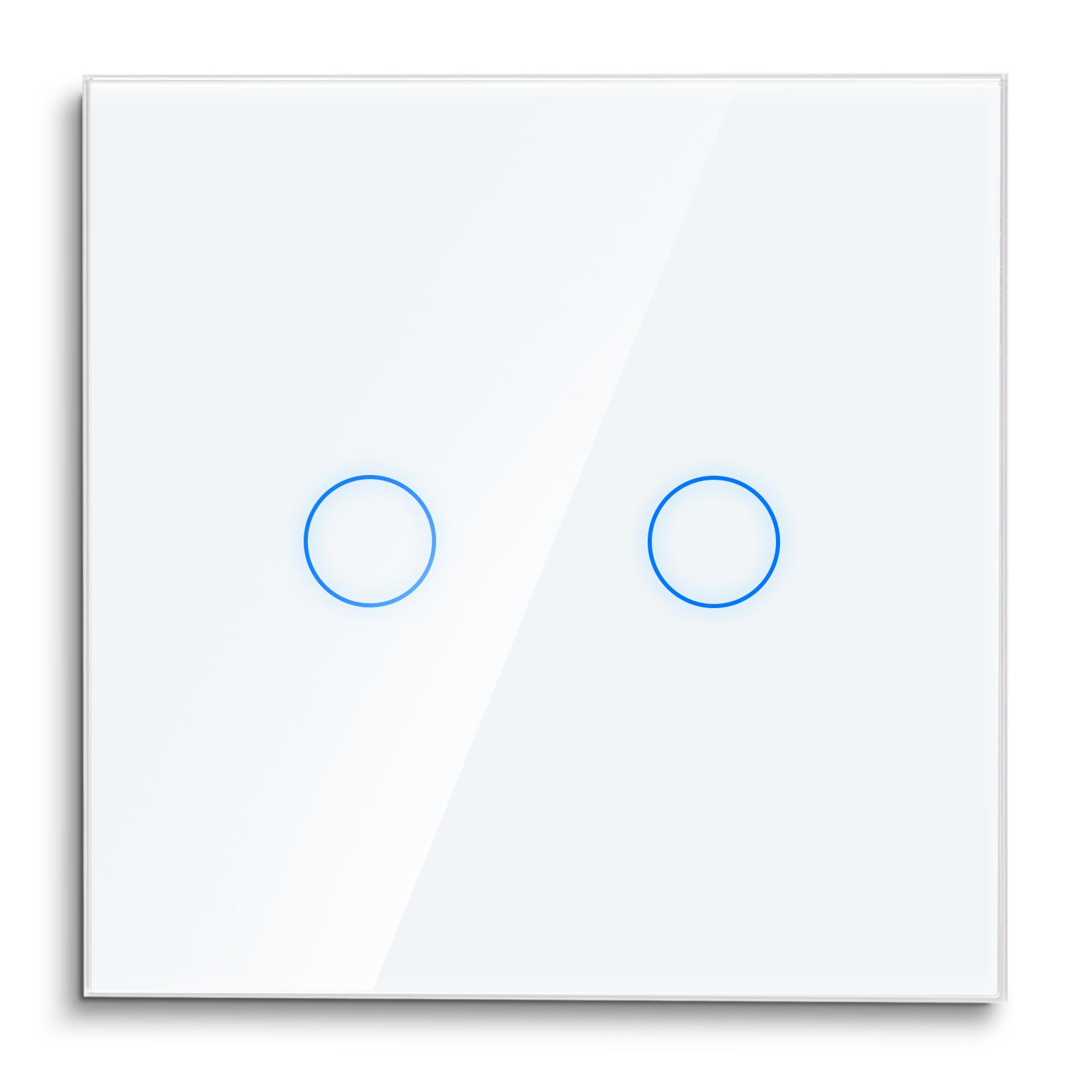 

Tuya Smart Touch Light Switches Plus USB-розетки Type-c Plug Eu Standard Smart Life Google Home Alexa App Control Socket No WIFI-2gang wifi switch