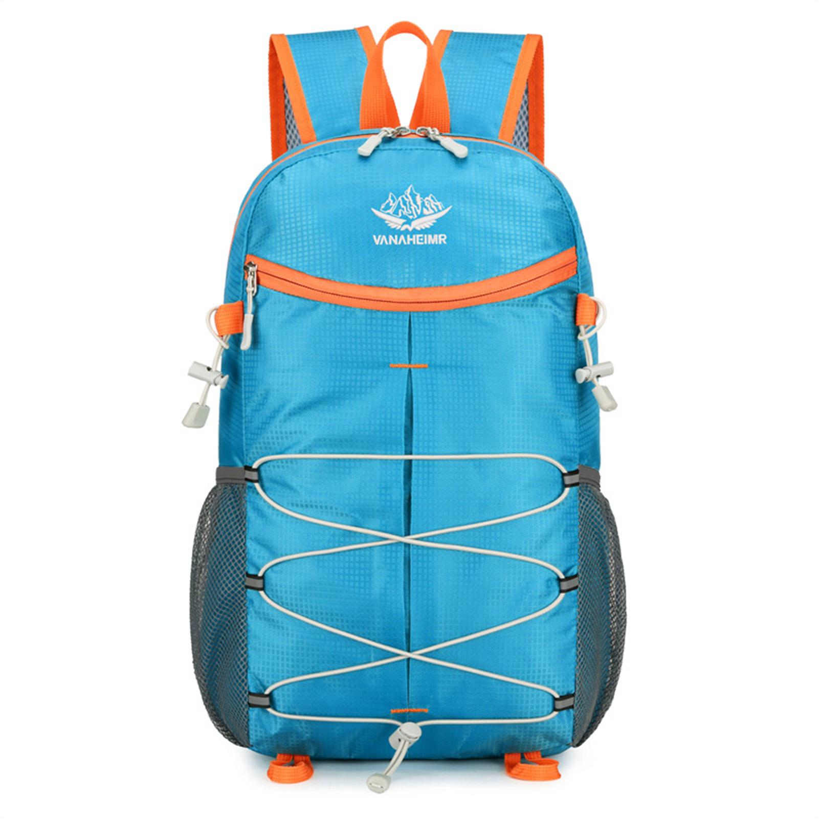 

25L Foldable Hiking Backpack - Large Capacity, Lightweight & Rainproof with Reinforced Straps for Travel & Camping 25L
