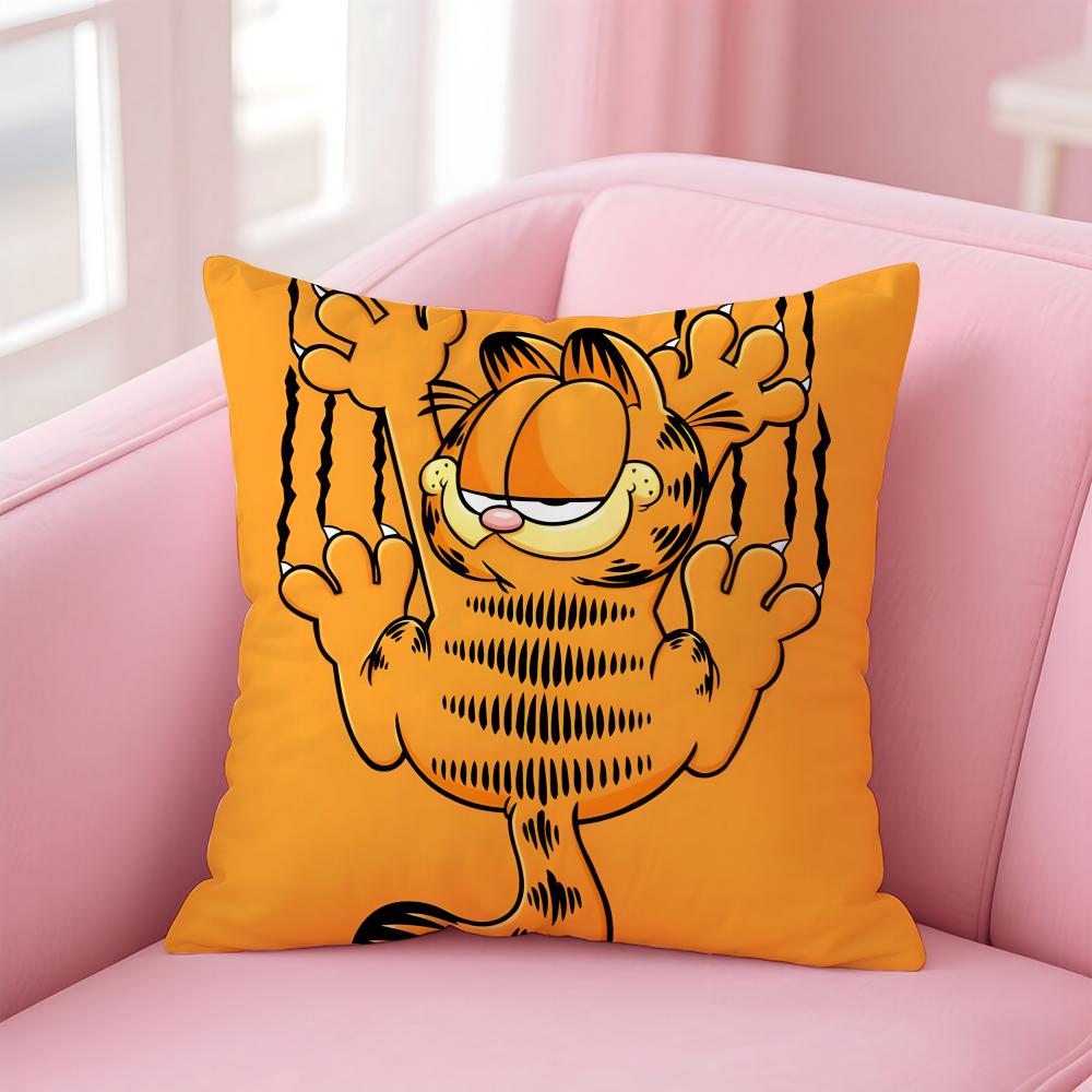 

cute G-GarfieldS Cushion Cover Comfortable Reversible Pillow Cover Ideal for Car Sofa Bedroom & Beyond 18x18Inch