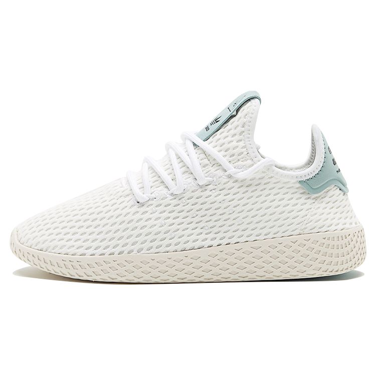 

adidas Pharrell x Tennis Hu J Светло-зеленые детские кроссовки White CP8878