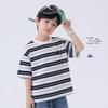 YOYO Fairytale Boys' Striped Short Sleeve T-Shirt