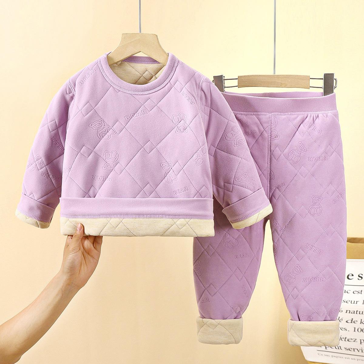 

Детский артефакт школьной формы Осень-Зима Трехслойная стеганая хлопковая куртка для мальчиков с толстой велюровой подкладкой и хлопковая куртка для девочек 110cm