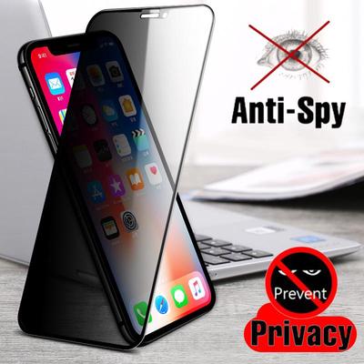 Anti-Peeping Privatsphäre Anti Spy gehärtetes Glas für iPhone Samsung Huawei Xiaomi Redmi verhindern Kratzer Displayschutzfolie Bildschirm