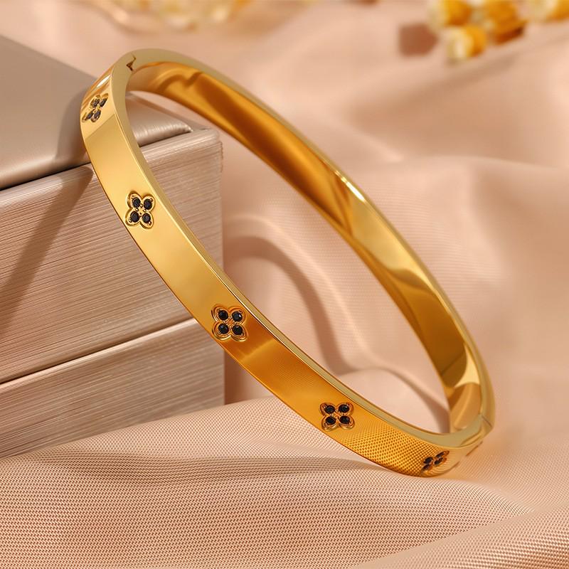 Europäisches & Amerikanisches Luxus Zirkon Stern Armband: Vielseitige, Elegante, Lichtechte Mode für Damen