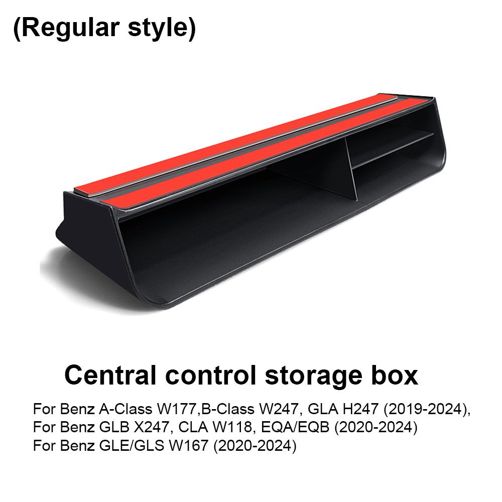 Car Central Control Storage Box Trim For Mercedes Benz A B CLA GLB GLA GLE Class W177 W247 C118 X247 H247 W167 EQA EQB -2024