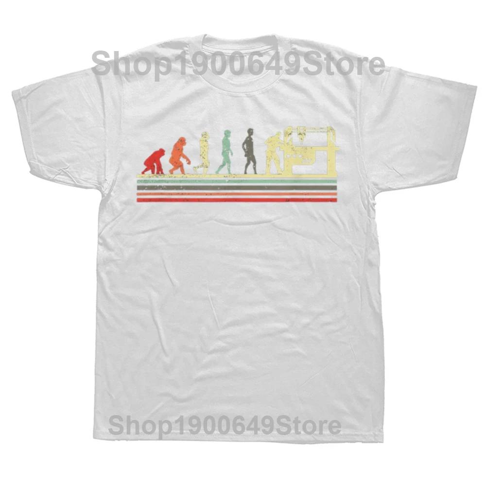 

CNC Machinist Retro Vintage Evolution T Shirts Summer Classic Graphic Cotton Streetwear Short Sleeve Birthday Gifts Tshirt Men S