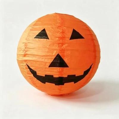 1Pcs Halloween Hanging Paper Lantern For Home Indoor Outdoor Garden Decoration Halloween Party Horror Pumpkin Props Ornaments