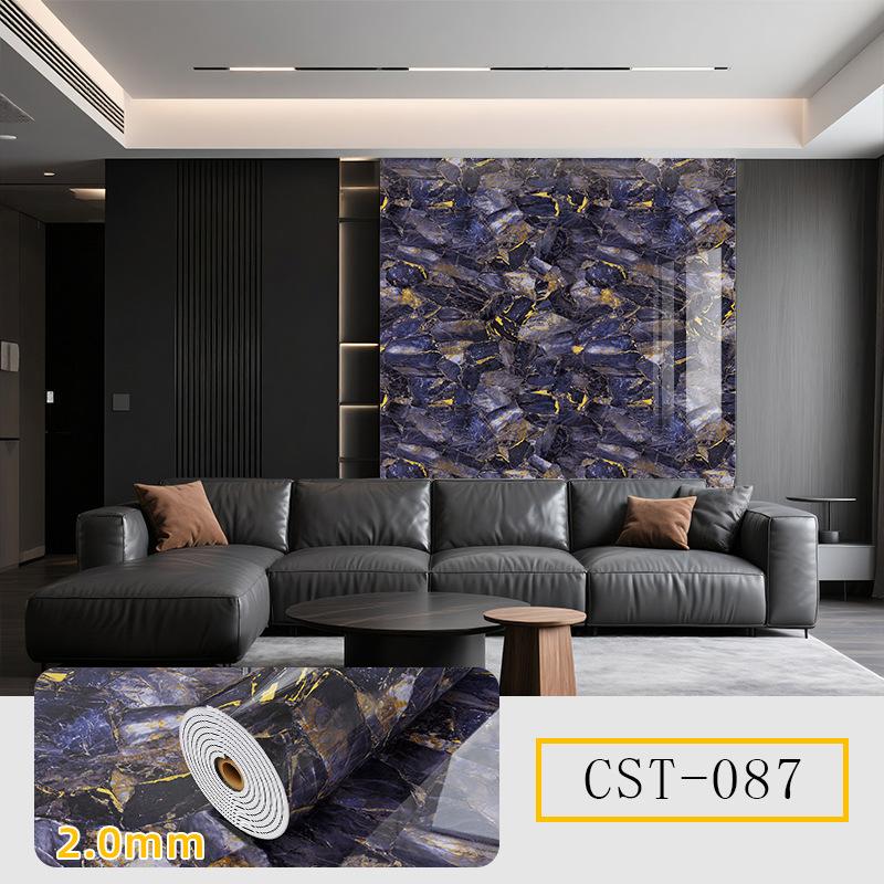 Roll-up Fliesenaufkleber Tapete Selbstklebend Wasserdichte Tapete Verdickter Marmor Verdickte Rolle Dekorative Wandaufkleber
