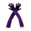Women Velvet Long Gloves Retro Elbow Length Gloves 1920s Flapper
