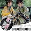 2Pcs 50cm Chinese Embroidery Lace Trim Webbing Ribbon For DIY Hanfu Cheongsam Lapel Collar Sleeve Edge Garment Decor Accessories