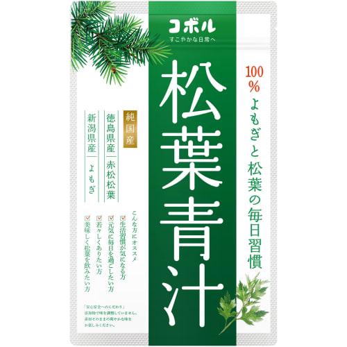 Kobol Pine Needle Green Juice Powder, 100g X 1 Bag / Made with Pine Needles from Tokushima Prefecture and Mugwort from Niigata Prefecture, the Golden