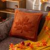 Halloween Pumpkin Plush Pillow Cover Home Living Room Sofa Cushion Cover Festive Pumpkin Double-Sided Pillow Cover