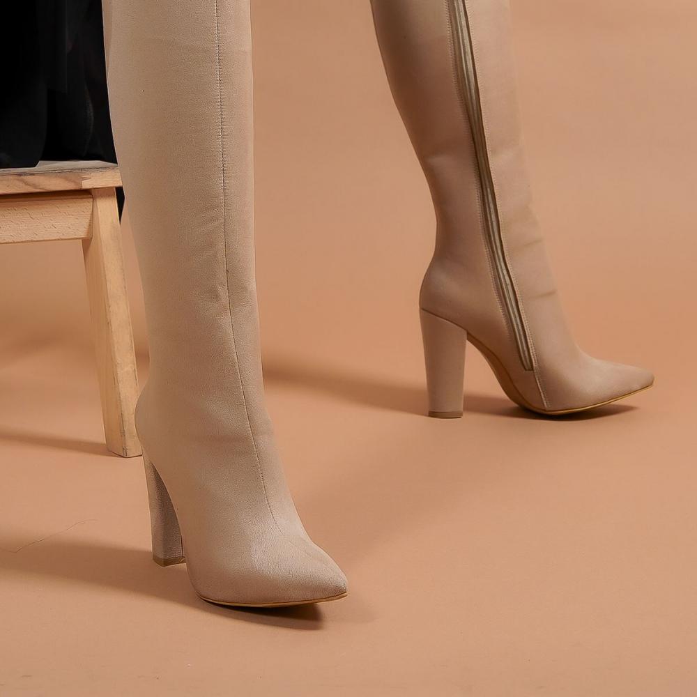 

Модные женские замшевые ботинки Ten