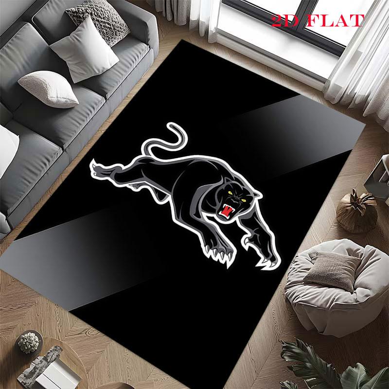 True Penrith Panthers Carpet Rug for Living Room Bedroom Home Sofa Decoration,Kids play Nonslip Floor Mat