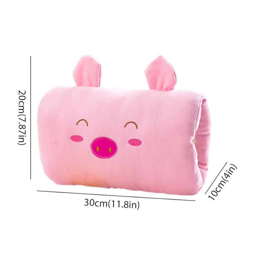 Ultra-Soft Plush Stuffed Animal Pillow: 3-in-1 Cuddly Toy, Hand Warmer & Decor - Perfect Holiday/Birthday Gift