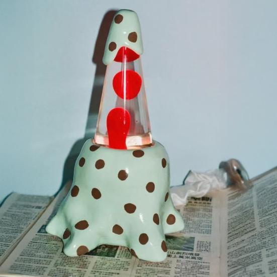 Handmade Glowing Lamp Liquid Motion LED Night Light Bedroom Living Room Home Office Decorative Relaxing Mood Light