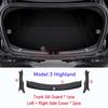 USVOTOV Trunk Sill Protector for Tesla Model 3 highland 2025 2025 Guard Mat Pad Rear Bumper Threshold Cargo Side Cover TPE Strip