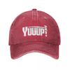Yuuup popolare banditore d'asta con martelletto Cappellino da baseball Cappello da pesca Cappellino personalizzato Cappello alla moda Per Uomini DonneS