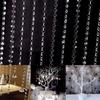Acrylic Crystal Bead Curtain Transparent Drops Diamond-shaped Door Party Decorations Garden Decoration Outdoor