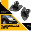 2x Headlamp Washer Nozzle Cover Headlight Cleaning For Cap 2007-2009 Lexus RX350