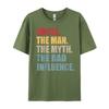 Vintage Fun Uncle Man Myth Bad Influence Funny Mens TShirts New Year Creative