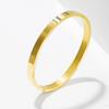 Light Luxury Stainless Steel Jewelry Women's High Quality Bracelet Gold Color Silver Color Black Bangle Bracelet Luxury Jewelry