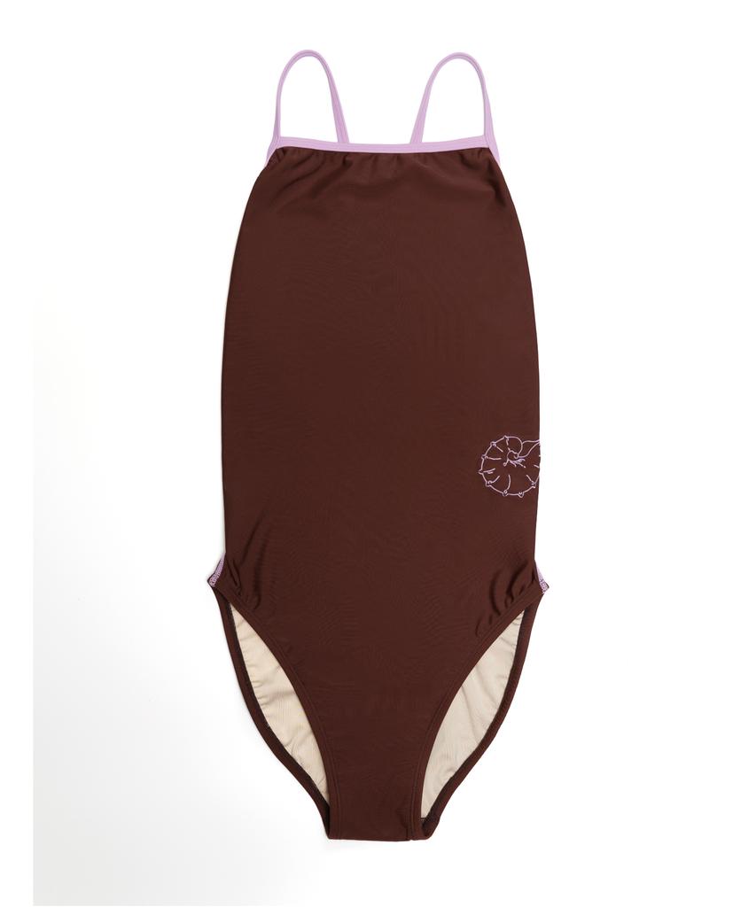 Geulaundeuosyeon Brown Seashell Swimsuit
